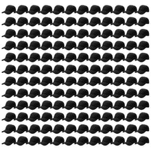 Load image into Gallery viewer, 144-Pack Baseball Dad Cap Velcro Strap Adjustable Size - Black