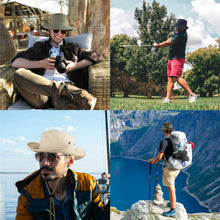 Load image into Gallery viewer, Wide Brim Boonie Hat - Black Denim
